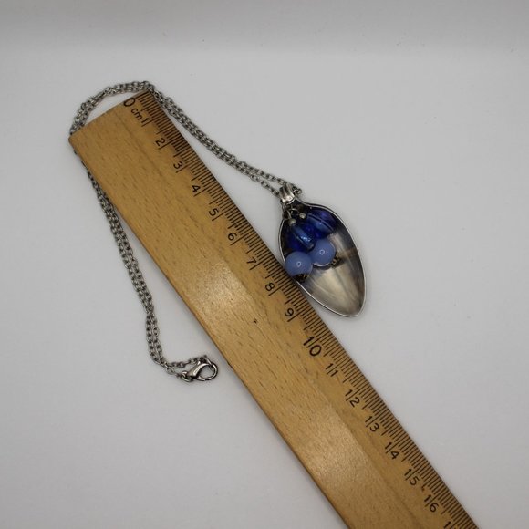 Handmade Spoon Pendant Up Cycled Necklace - Picture 5 of 5